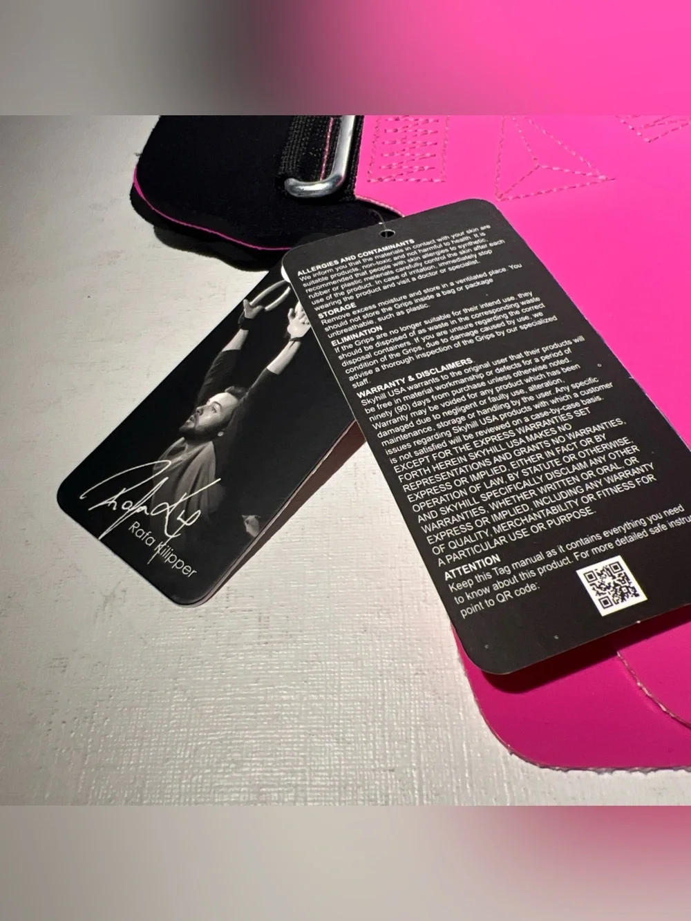 Skyhill Legacy Gymnastics Grips Pink Size L CrossFit Pull-Up Hand Grips New Pair